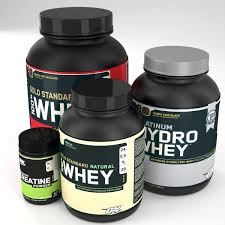 optimum nutrition supplements 3d model