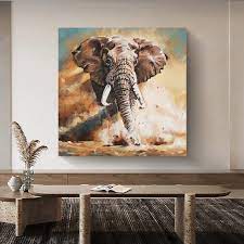 Elephant Painting Elephant Canvas Art
