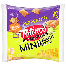 pizza rolls mini snack bites pepperoni