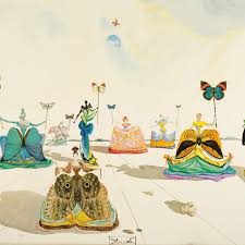 By atelier jobin, paris, on handmade paper. Salvador Dali Has A Ball With Fashion In A Work On Sale At Christie S Vogue