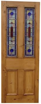 panel internal stained glass door