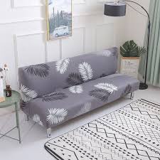 Stretch Armless Futon Cover Sofa Bed