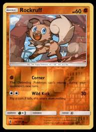 If another card with the same name is in play, you can't play this card. Rockruff 73 145 C467 Guardians Rising Common Pokemon Card Sun And Moon Collectible Card Games Prashantelectricco Pokemon Trading Card Game
