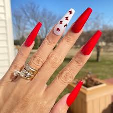 50 red nail designs and ideas for 2023