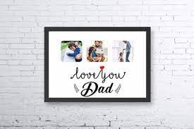 customized love you dad frame at rs 399