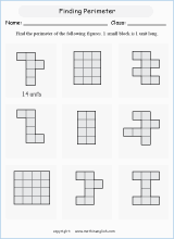 Math ninjas can learn the secrets of the rectangle with this introductory worksheet, which teaches them how to find the area and perimeter of a rectangle. Worksheets With Areas And Perimeters Of Polygons And Shapes Made For Primary Maths Students