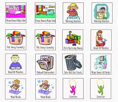 Chore Chart Icons Chore Chart Kids Printable Chore Chart