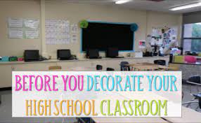 decorate your high school classroom