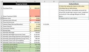 excel property ysis calculator