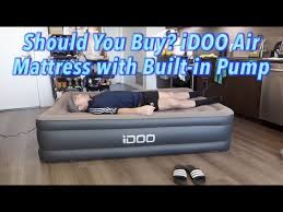 Idoo Air Mattress With Built In Pump