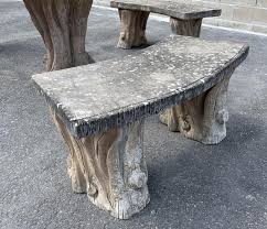 Concrete Rustic Style Garden Furniture