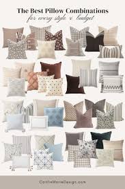throw pillow combinations how to