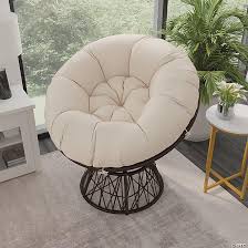 Swivel Papasan Patio Chair