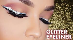 how to wear loose glitter makeup