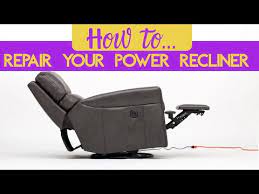 how to repair a power recliner video