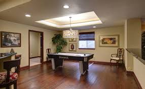 Basement Game Room Traditional Home