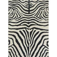 zebra rug white and black striped