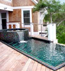 Stainless Steel Pool And Spa On A