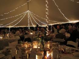 White Lights Outdoor Tent