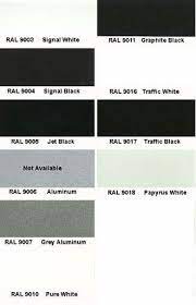 Ral Color Chart Ral Colour Chart