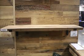 Reclaimed Wood Floating Shelves The