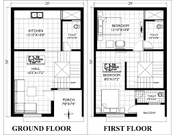 20 30 Duplex House Plan North Facing