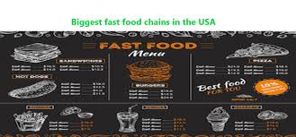 biggest fast food chains in the usa