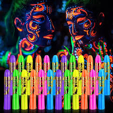 face paint crayons glow in the dark