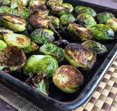 roasted brussel sprouts juggling with