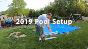 metal frame pool setup 2019 bestway