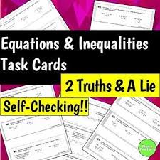 practice solving equations and