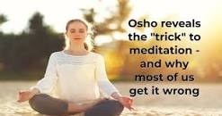 Image result for osho meditation types