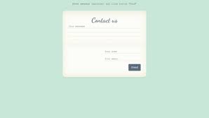 25 css contact forms free code demos