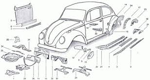 beetle up to 1967 rust repair panels at