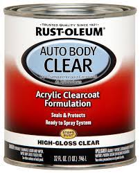 rust oleum auto body clear coats
