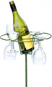Wine Bottle Glasses Holder