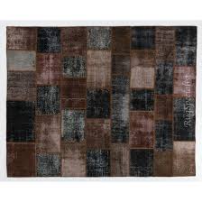 contemporary handmade patchwork rug in