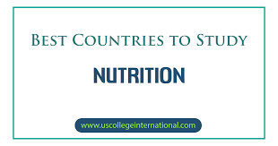7 best countries to study nutrition