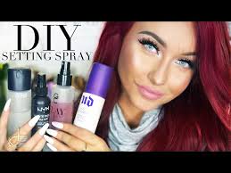 diy makeup setting spray with only
