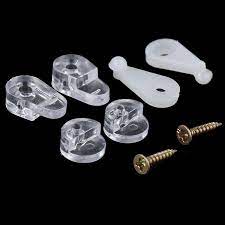 50pc Glass Panel Retainer Clips Mirror