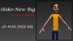 shiko new rig free 3d max rig by ahmed