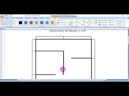 how to make a floor plan in ms word