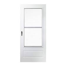 4 Light Mid View Aluminum Storm Door