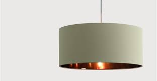 Sage Green Copper Ceiling Pendant Lamp