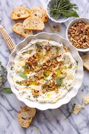 garlic and herb cheese appetizer with