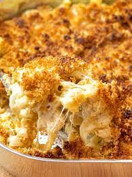 southern baked mac and cheese with