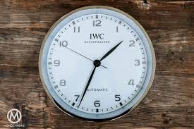 Iwc Wall Clock Monochrome Watches