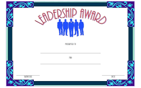 Leadership Award Certificate Template Atlasapp Co