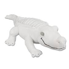 white alligator stuffed plush