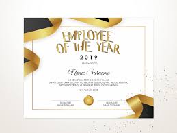 Employee of the year certificate. Editable Employee Of The Year Certificate Template Corporate Etsy In 2021 Certificate Templates Editable Certificates Templates